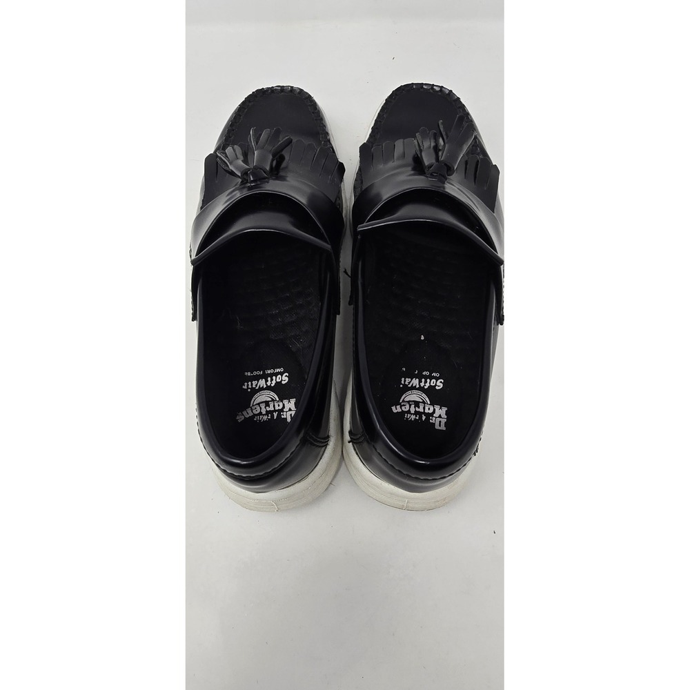 Dr Martens women 8 Edison Kiltie Tassel loafer Temperley leather black - Picture 11 of 14